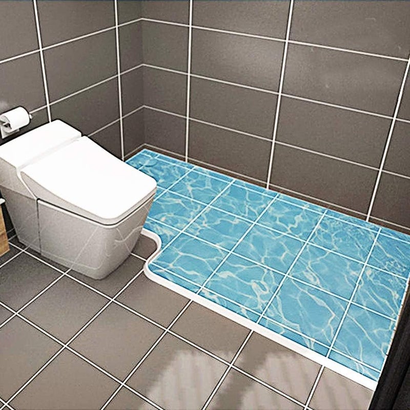 Duzzy 75 Inch Collapsible Shower Threshold Water Dam, Ideal for Wheelchair Accessible, Suitable for Accessibility ADA Handicap Showers - Image 5